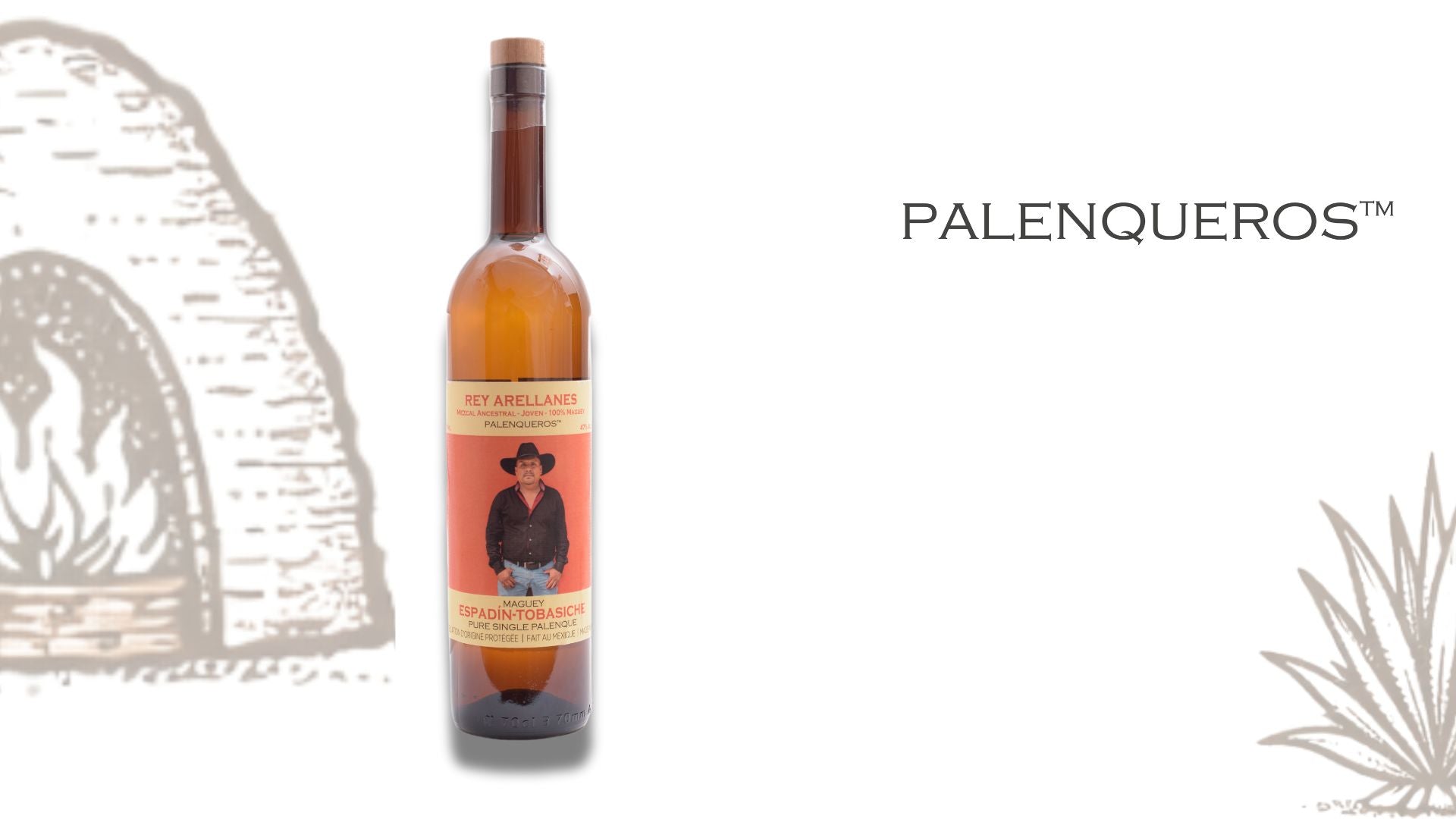 Palenqueros Rey Arellanes Espadin-Tobasiche Mezcal Ancestral