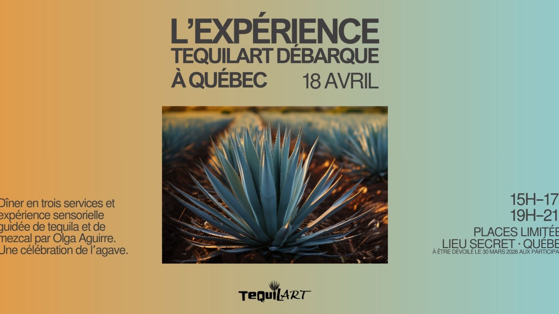 L’Expérience Sensorielle Tequilart à Québec — Première édition